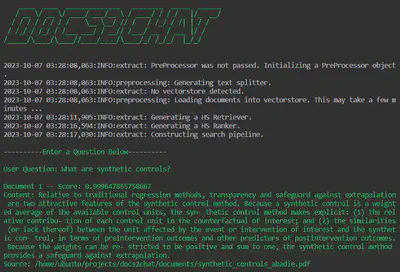 docs2chat &ndash;chain_type=&ldquo;search&rdquo;