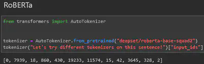 RoBERTa Tokenizer